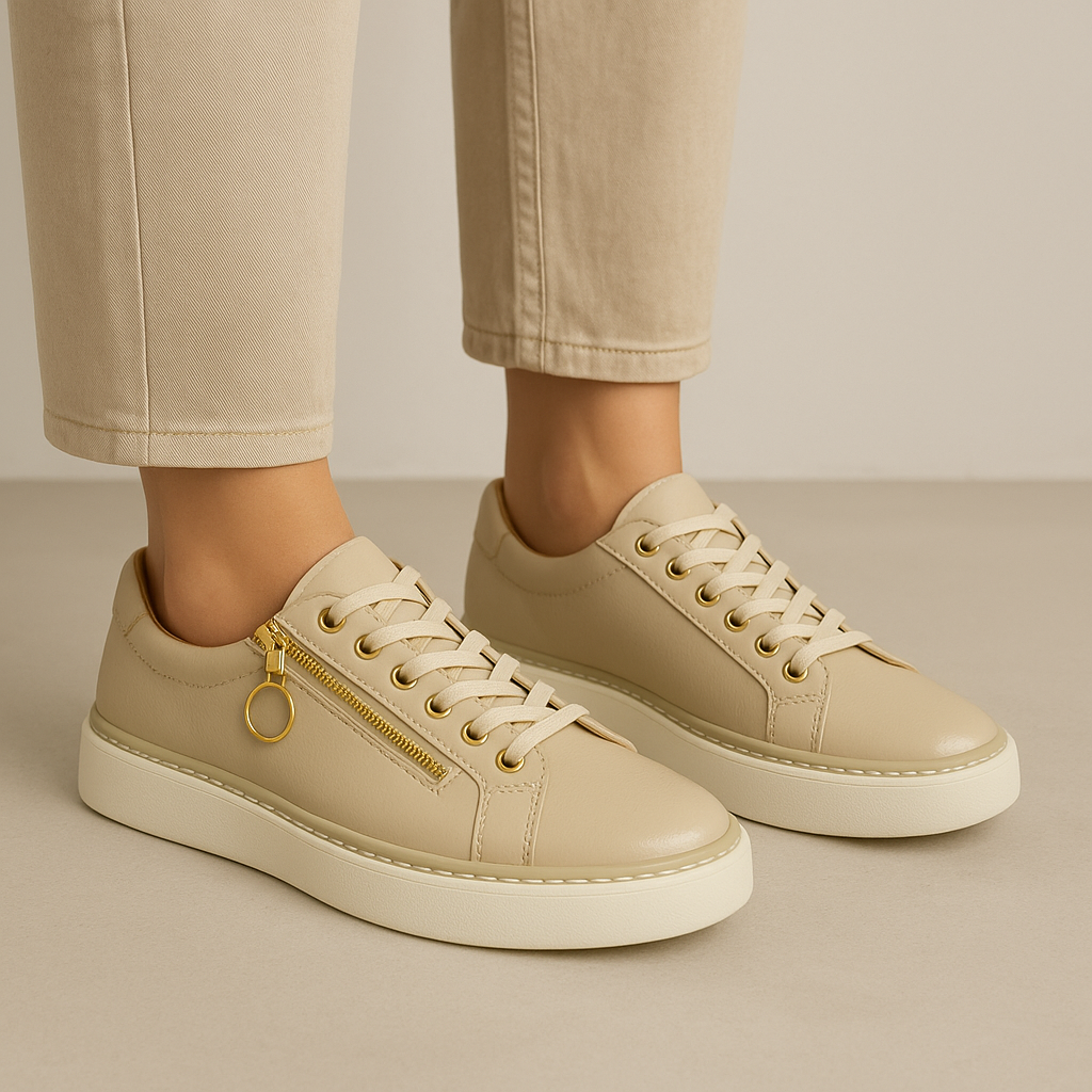 ZIERA PAMELA ALMOND - Women sneakers - Collective Shoes 