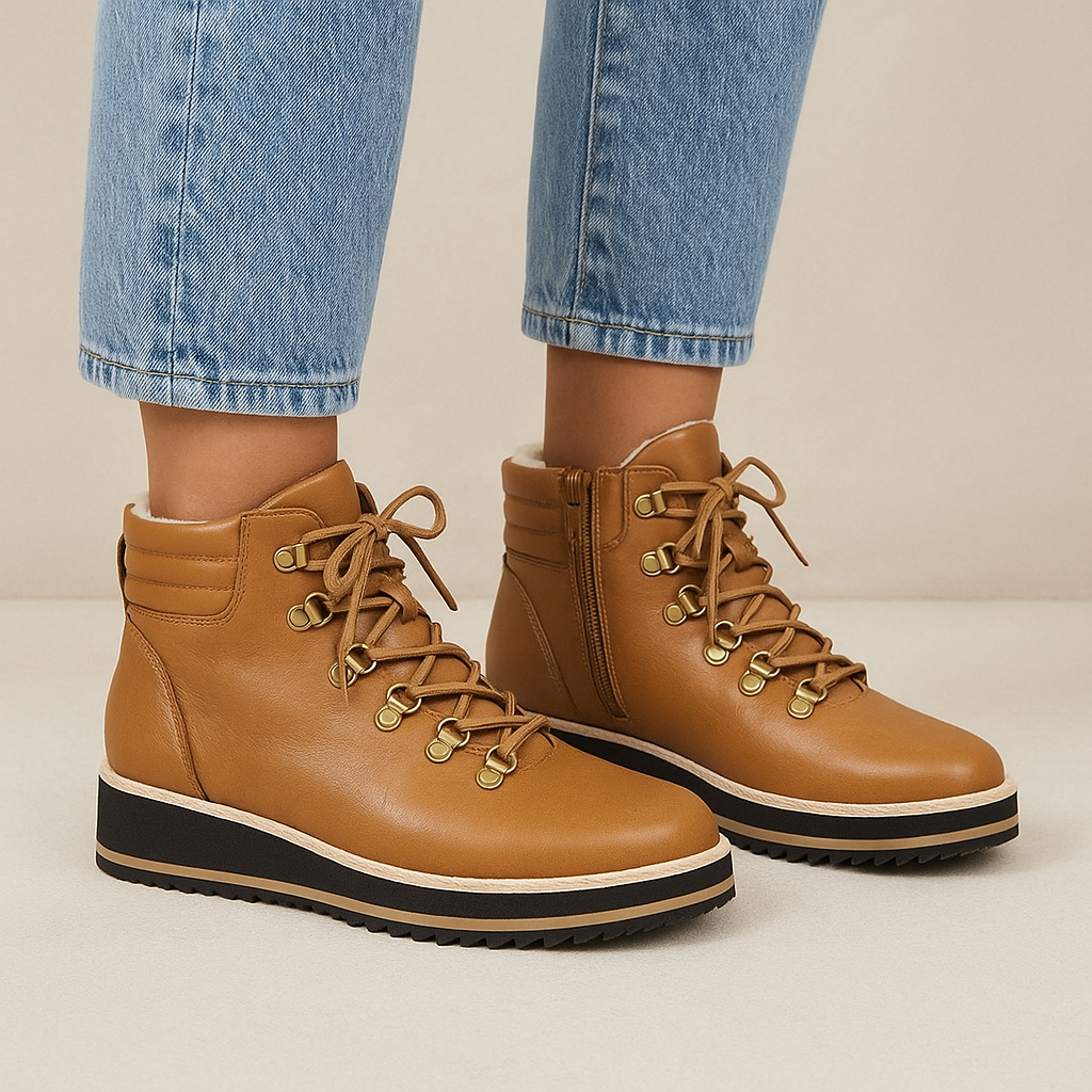 LE SANSA SKIP TAN - Women Boots - Collective Shoes 