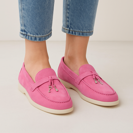 DJANGO & JULIETTE LYDEA PINK - Women Loafers - Collective Shoes 