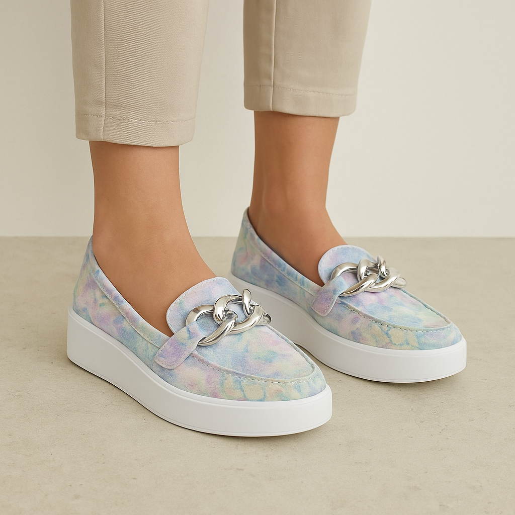 ZIERA ZURINA PASTEL METAL - Women Loafers - Collective Shoes 