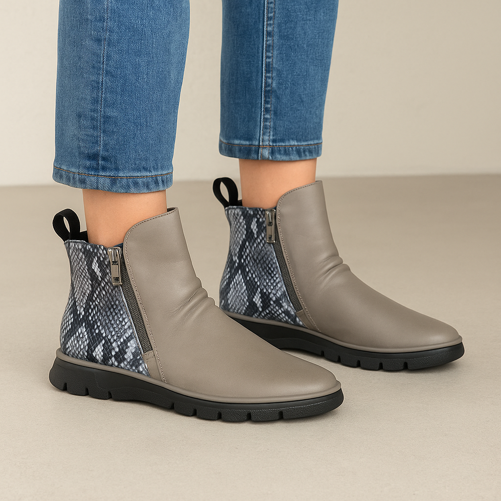 LE SANSA RUBEL TAUPE - Women Boots - Collective Shoes 