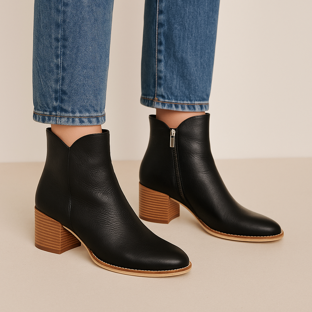 DJANGO & JULIETTE MOCKAS BLACK NATURAL - Women boots - Collective Shoes 