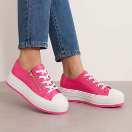 DJANGO & JULIETTE GIZA CANDY PATENT - Women Sneakers - Collective Shoes 