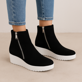 DJANGO & JULIETTE KADEN BLACK - Women Boots - Collective Shoes 