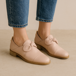 DJANGO & JULIETTE KYMANI PALE PINK LEATHER - Women Casuals - Collective Shoes 