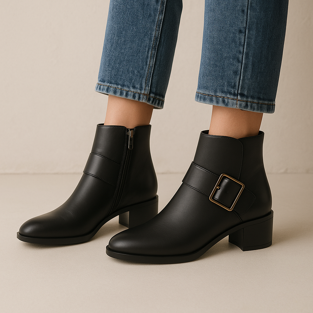 LE SANSA ANDY BLACK - Women boots - Collective Shoes 