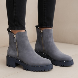 DJANGO & JULIETTE OSPOTT WASHED DENIM - Women Boots - Collective Shoes 