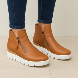 DJANGO & JULIETTE RADIO DK TAN WHITE SOLE