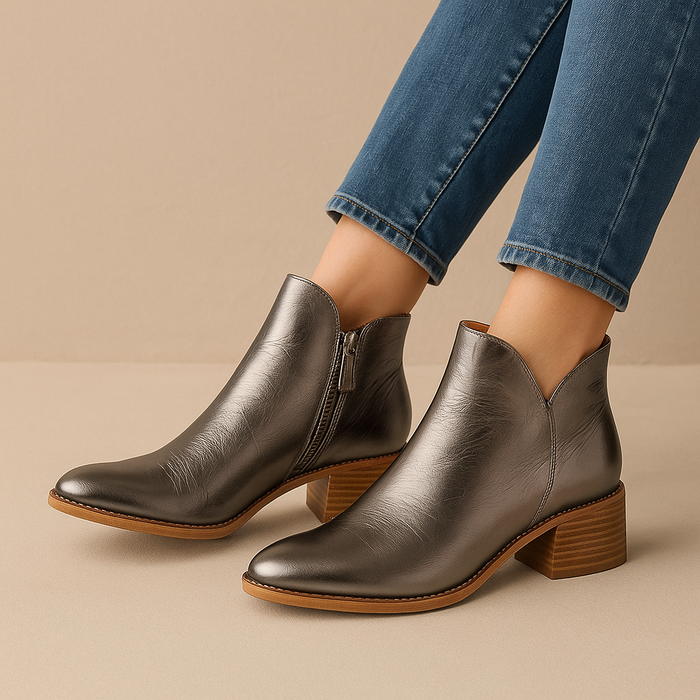 EOS WYLIE CHAMPAGNE - Women Boots - Collective Shoes 