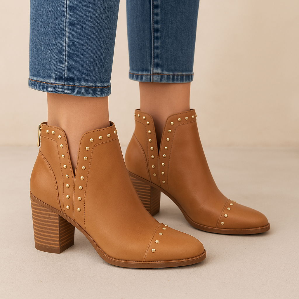 DJANGO & JULIETTE TAYLA CAPPUCCINO - Women Boots - Collective Shoes 