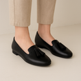 Load image into Gallery viewer, ZIERA CHARTER BLACK - Women Loafers - Collective Shoes 
