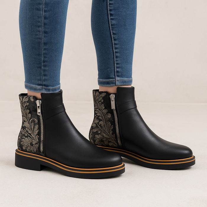 BRESLEY DEMIO BLACK MUGHAL - Women Boots - Collective Shoes 