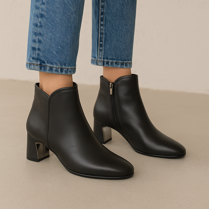 DJANGO & JULIETTE JUNKIT BLACK - Women Boots - Collective Shoes 