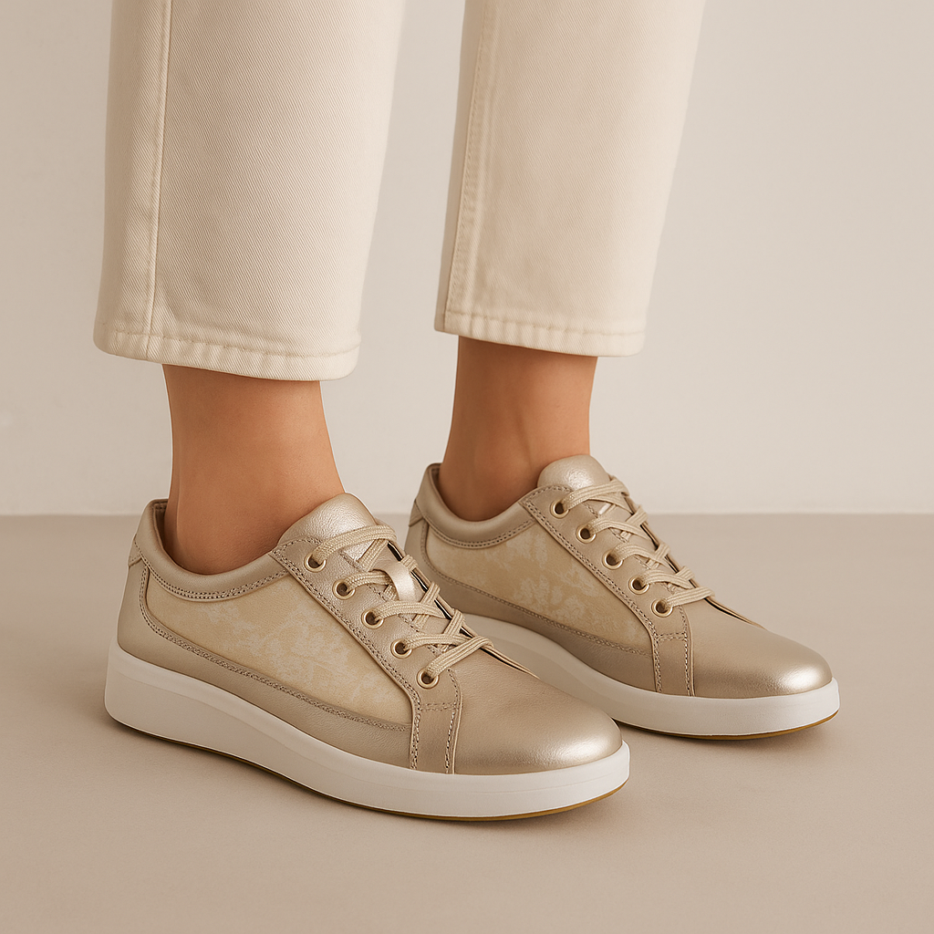 ZIERA DANNI CHAMPAGNE - Women sneakers - Collective Shoes 