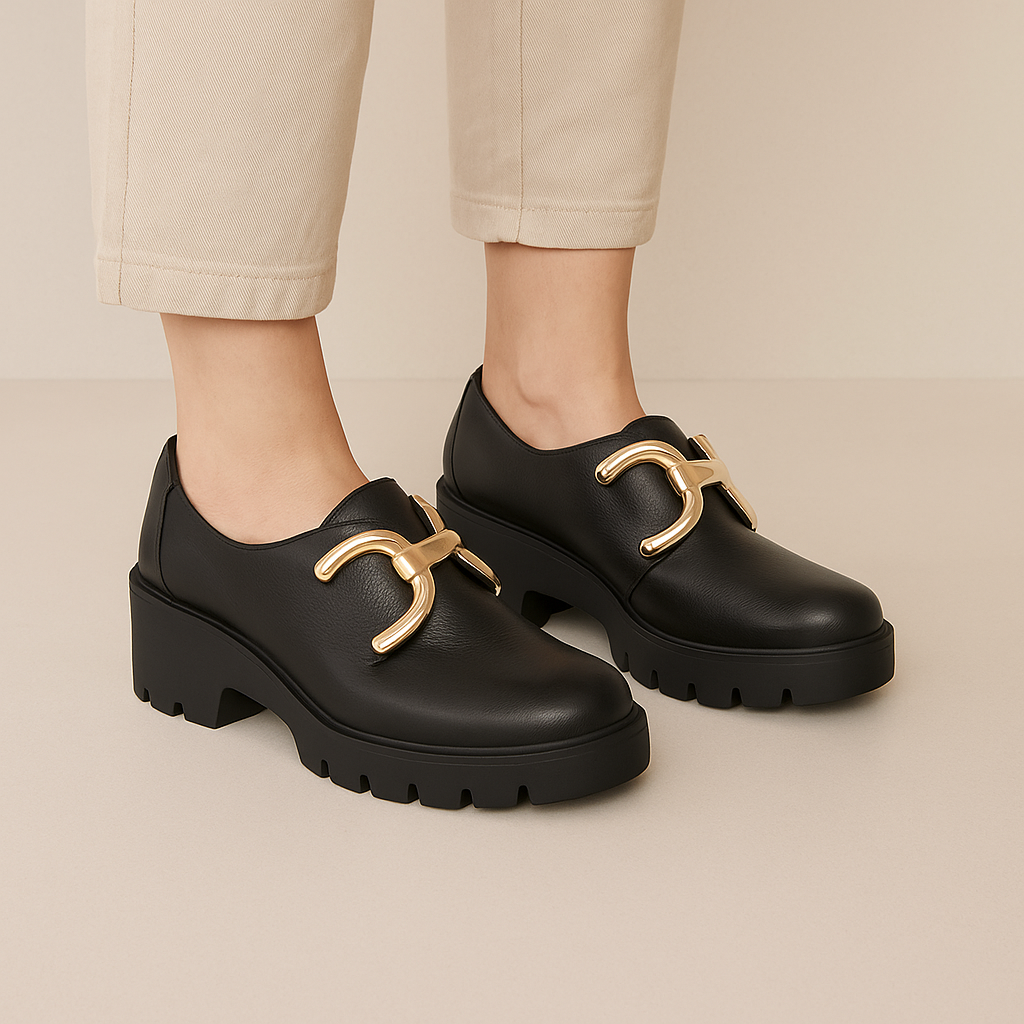 DJANGO & JULIETTE USLING BLACK - Women Loafers - Collective Shoes 