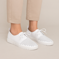Load image into Gallery viewer, DJANGO & JULIETTE HUSTON WHITE - Women Sneakers - Collective Shoes 
