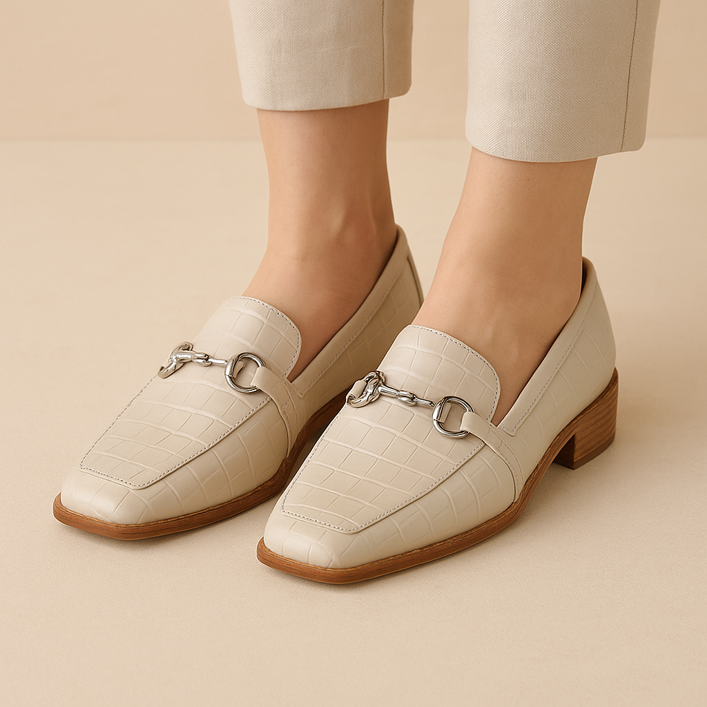 LE SANSA DJANGO BONE - Women Loafers - Collective Shoes 