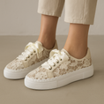 Load image into Gallery viewer, LE SANSA QUINN BEIGE - Women sneakers - Collective Shoes 
