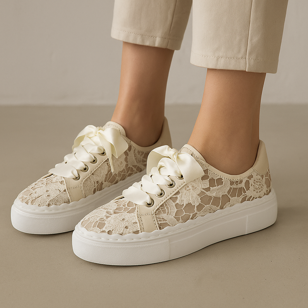 LE SANSA QUINN BEIGE - Women sneakers - Collective Shoes 