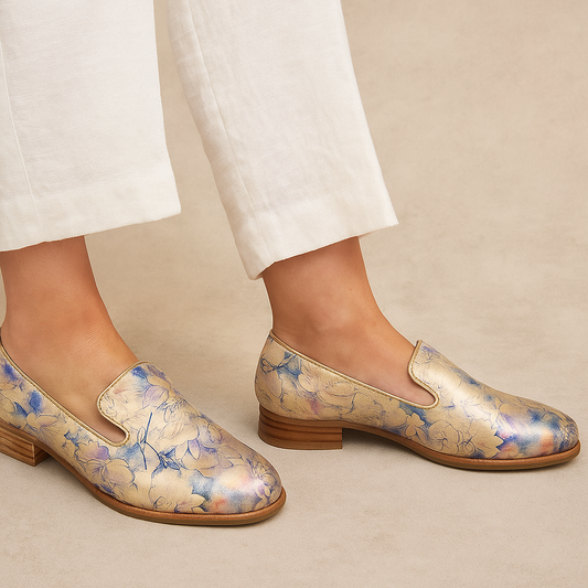 BRESLEY ANON GOLD ROSE - Women Loafers - Collective Shoes 