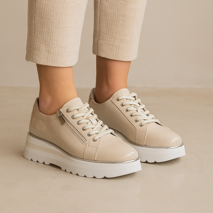 DJANGO & JULIETTE EAMMES VANILLA - Women Sneakers - Collective Shoes 