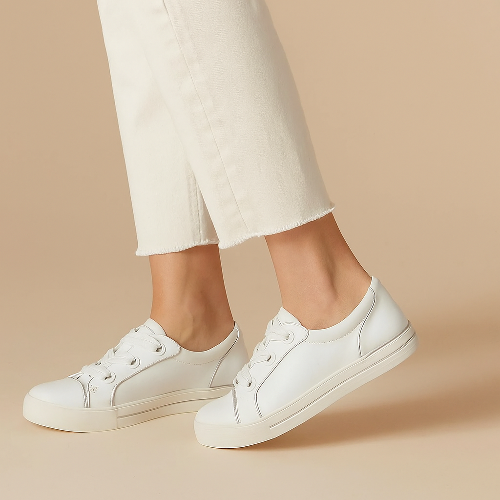 ZIERA ASCOTT WHITE SILVER - Women Sneakers - Collective Shoes 