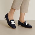 Load image into Gallery viewer, NAKED ARCHES JAP NAVY WHITE - Women Loafers - Collective Shoes 
