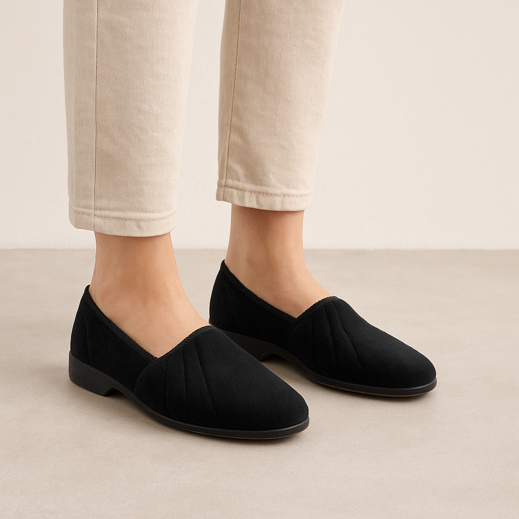 EUROFLEX KOALA BLACK - Women Slip On - Collective Shoes 