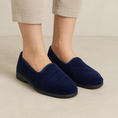 Load image into Gallery viewer, EUROFLEX KOALA NAVY - Women Slip On - Collective Shoes 
