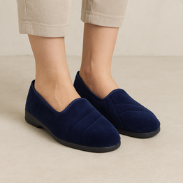 EUROFLEX KOALA NAVY - Women Slip On - Collective Shoes 