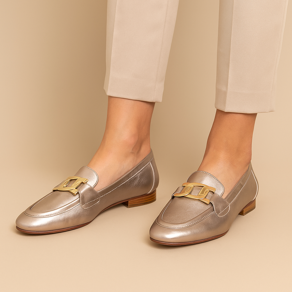 NAKED ARCHES JAP CHAMPAGNE - Women Loafers - Collective Shoes 