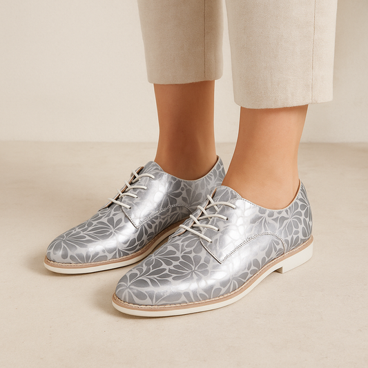 ROLLIE DERBY SILVER FLOWER - Women Sneakers - Collective Shoes 