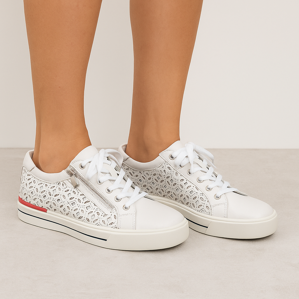 ZIERA AYLEEN WHITE - Women Sneakers - Collective Shoes 
