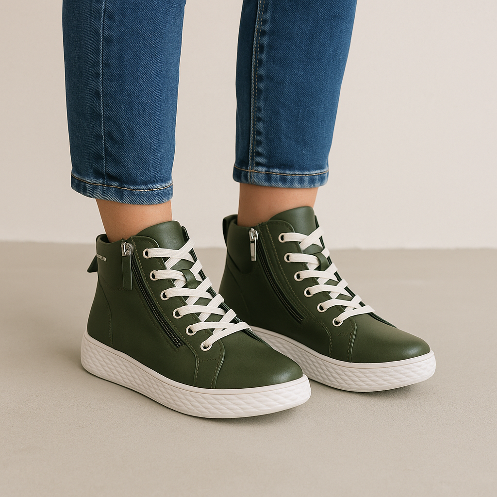 CABELLO UNA KHAKI - Women Boots - Collective Shoes 