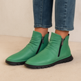 Load image into Gallery viewer, LE SANSA RUBEL JADE - Women Boots - Collective Shoes 
