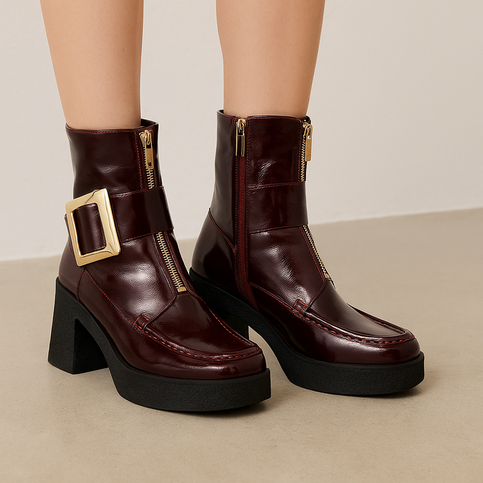 TAMARA LONDON BOONDOGGLE WINE - Women Boots - Collective Shoes 
