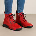Load image into Gallery viewer, LE SANSA VINO RED - Women BOOTS - Collective Shoes 
