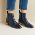 Load image into Gallery viewer, LE SANSA MAPLE NAVY - Women Boots - Collective Shoes 
