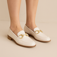 Load image into Gallery viewer, DJANGO & JULIETTE LANNCIS IVORY - Women Loafers - Collective Shoes 
