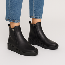 DJANGO & JULIETTE KARATE BLACK - Women Boots - Collective Shoes 
