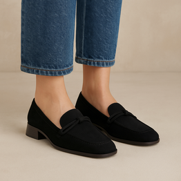 MILA RAINE VANESSA BLACK SUEDE