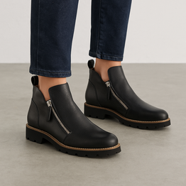 DJANGO & JULIETTE DOTTIZ BLACK - Women Boots - Collective Shoes 