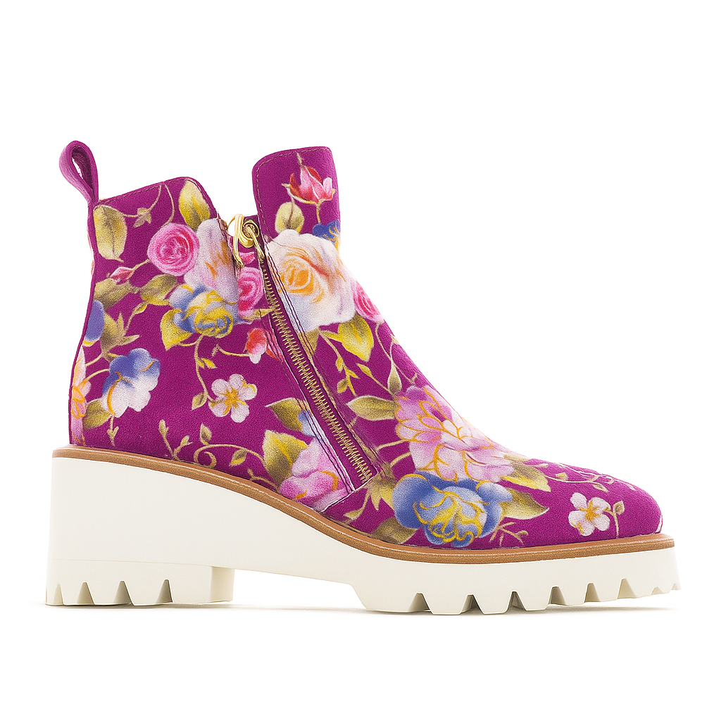 BRESLEY PLAZA PINK GARDEN - Women Boots - Collective Shoes 