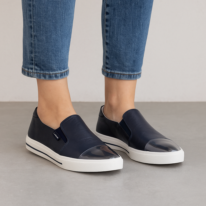 LE SANSA IVANA NAVY - Women Loafers - Collective Shoes 