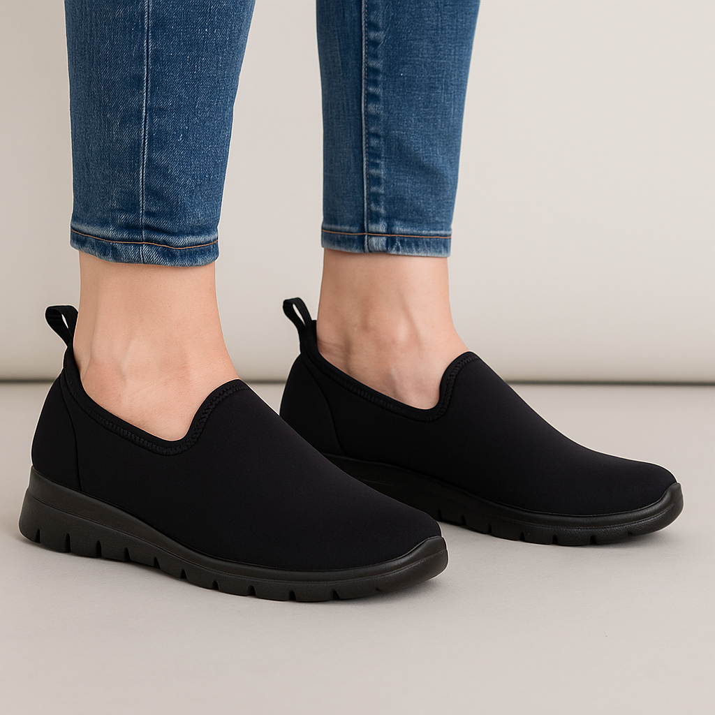 EUROFLEX FLORENCE BLACK - Women Slip-ons - Collective Shoes 