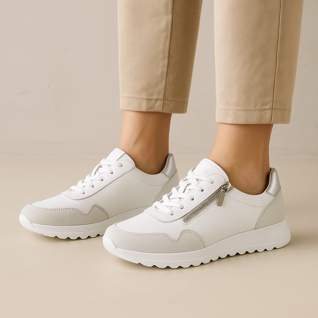 EG09 Sneakers in White Grey main image 1