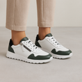 Load image into Gallery viewer, CABELLO EG09 WHITE GREEN - Women sneakers - Collective Shoes 
