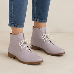 DJANGO & JULIETTE KINGFISH SMOKE LEATHER - Women Boots - Collective Shoes 