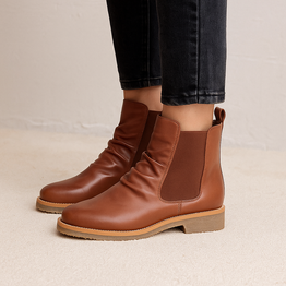 LE SANSA BETTA TAN - Women boots - Collective Shoes 
