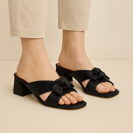 BRESLEY ANISTON BLACK - Women Heels - Collective Shoes 